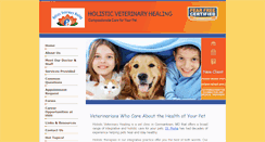 Desktop Screenshot of holisticveterinaryhealing.com